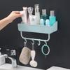 Adhesive Towel Rack Bathroom Shelf (S)