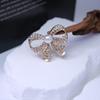 High-End Retro Clothing Brooch: Ruffled Bow Pearl Pin Accessory