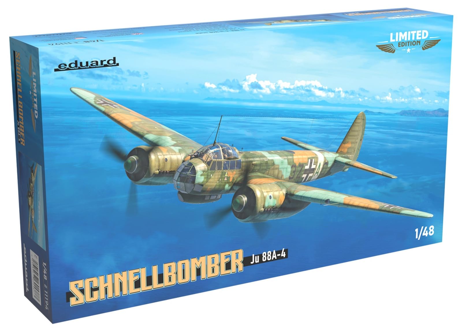 

Eduard Limited Edition Schnellbomber Plastic Model Kit EDU11194 1/48 Ju88A-4 (Airplane)