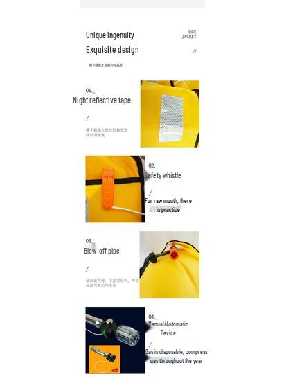 Compact Inflatable Life Jacket for Adults - Professional Marine Buoyancy Vest for Fishing and Summer Water Activities