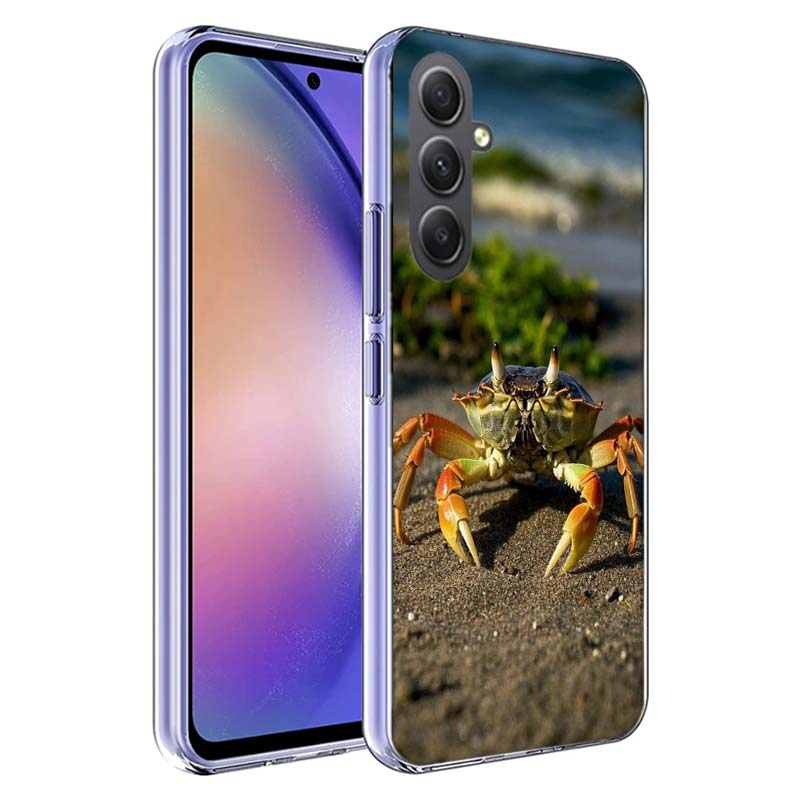 Unique Animal Crab Phone Case for Samsung A17 A37 A57 A07 A16 A26 A36 A56 A06 A02S A12 A22 A32 A52S A04S A14 A24 A34 A54 A03 A13
