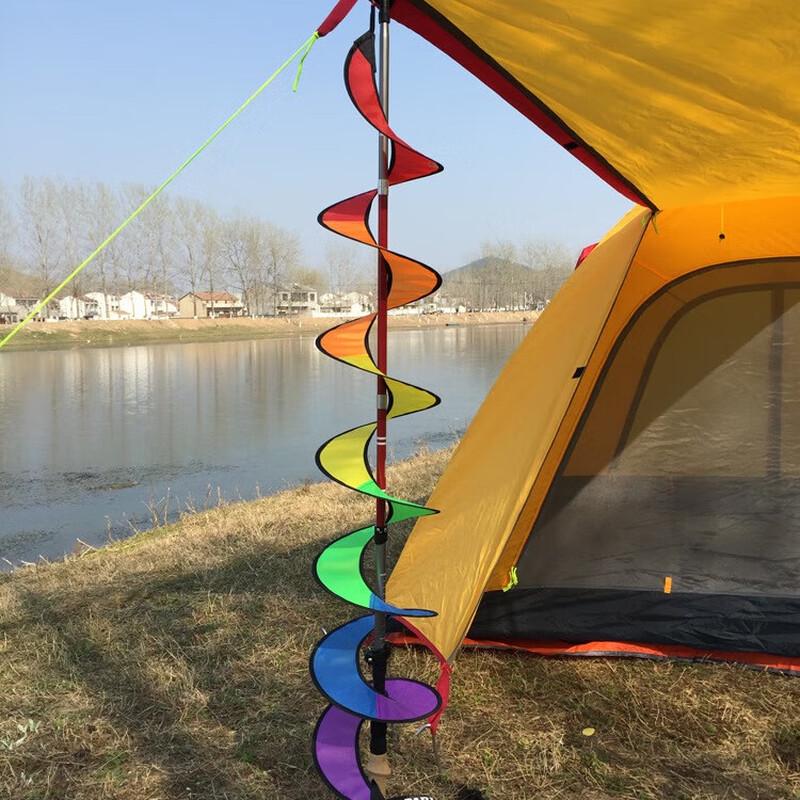 

Outdoor Camping Rainbow Wind Strips 160x22cm, 4-pack