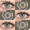 EYESHARE 1 Pair Lemon Series Contact Lenses for Eyes Colorful Soft Lens Natural Eye Contacts Korean Cosmetics Brown Lens