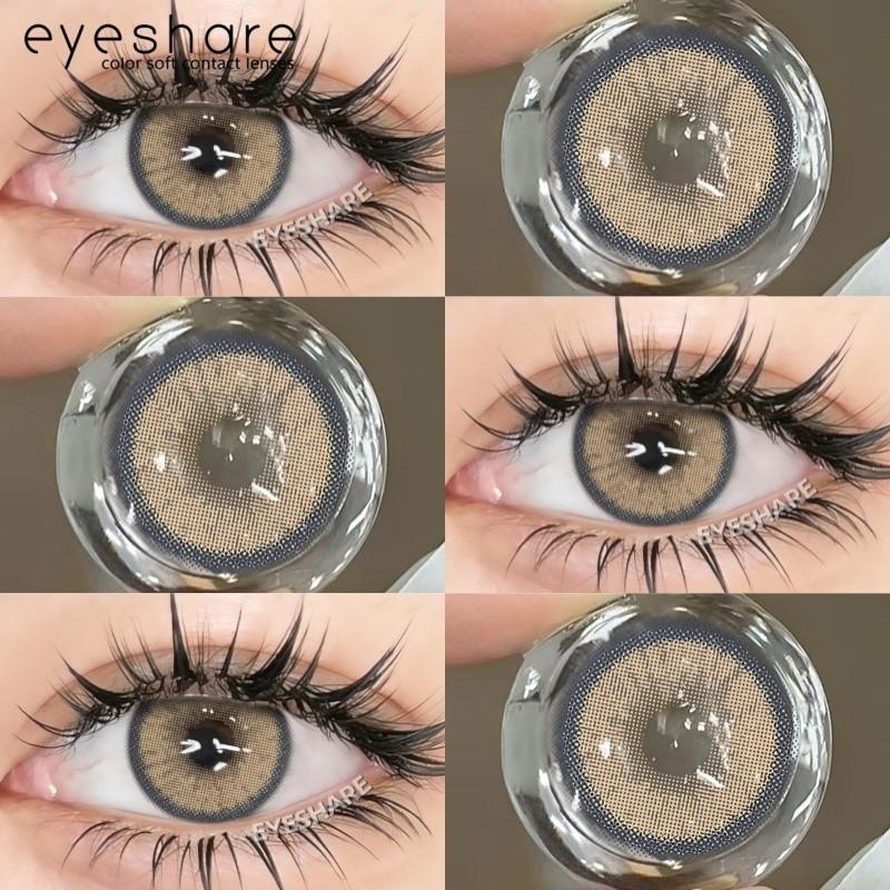 

EYESHARE 1 Pair Lemon Series Contact Lenses for Eyes Colorful Soft Lens Natural Eye Contacts Korean Cosmetics Brown Lens