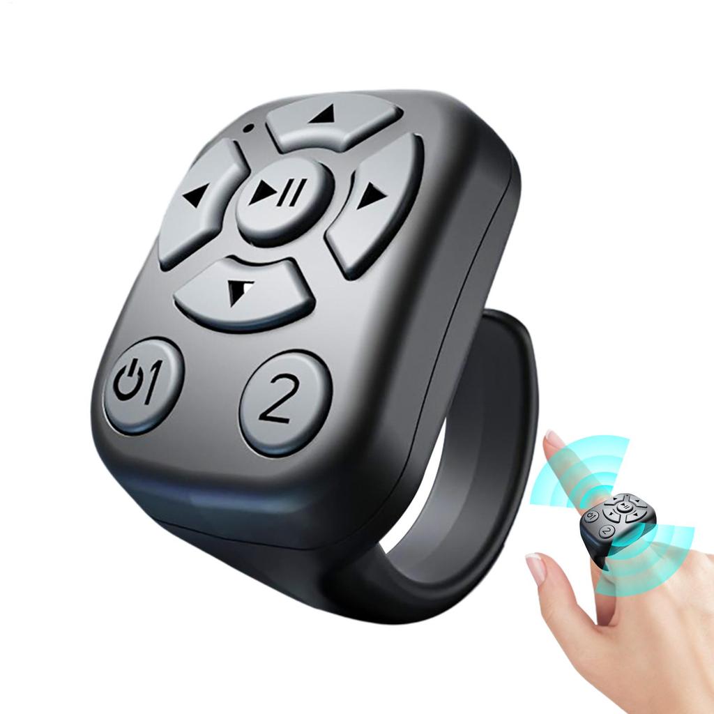 Scrolling Ring Auto Camera Shutter Camera Shutter Presentation Clicker Camera Wireless Remote Control Selfie Button for Photos