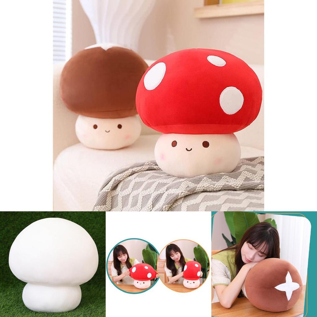 Red Umbrella Mushroom Plush Toy Soft And Cuddly!