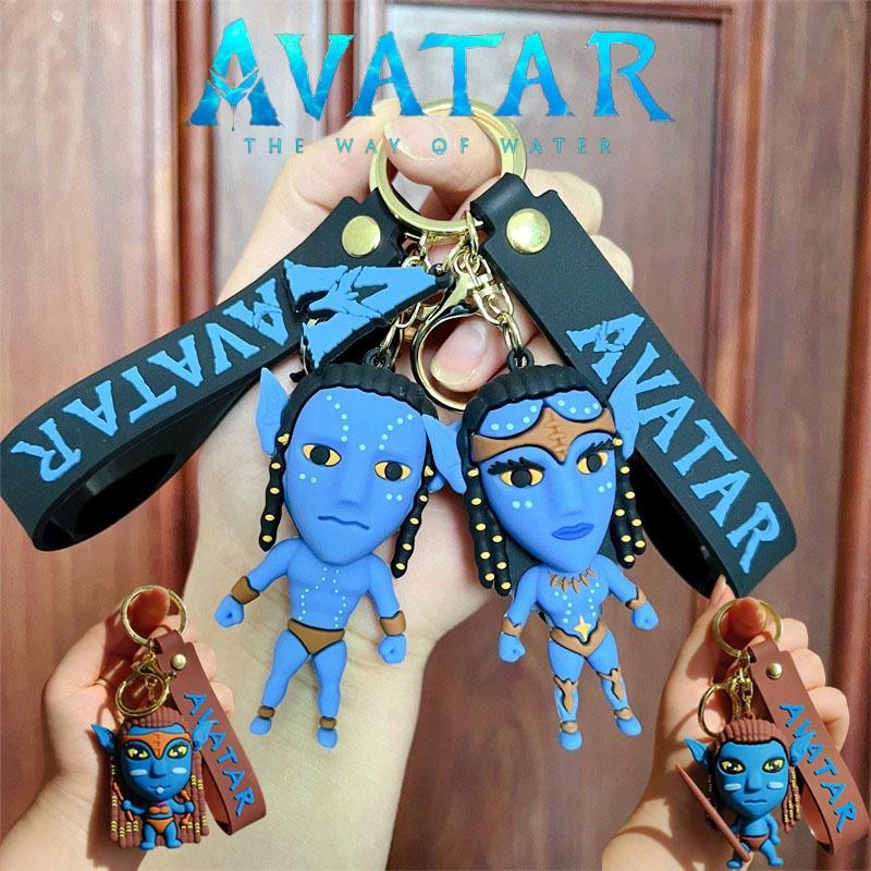 Avatar 2 Jake Sully Neytiri Pvc Keychains Figures Bag Pendant Xmas Gift