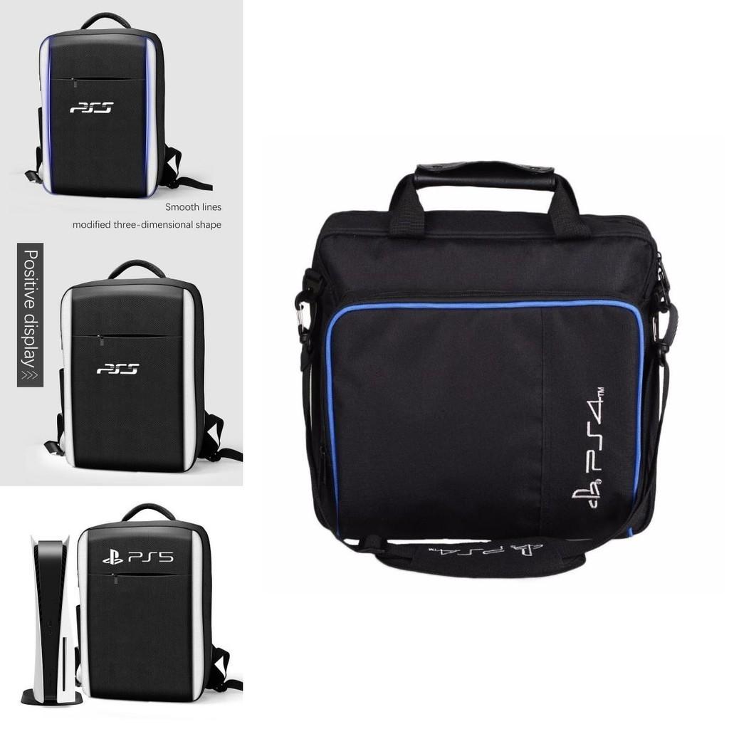 Ps5/4 Storage Bag Shockproof Dustproof Stylish Double Color Design Easy To Carry