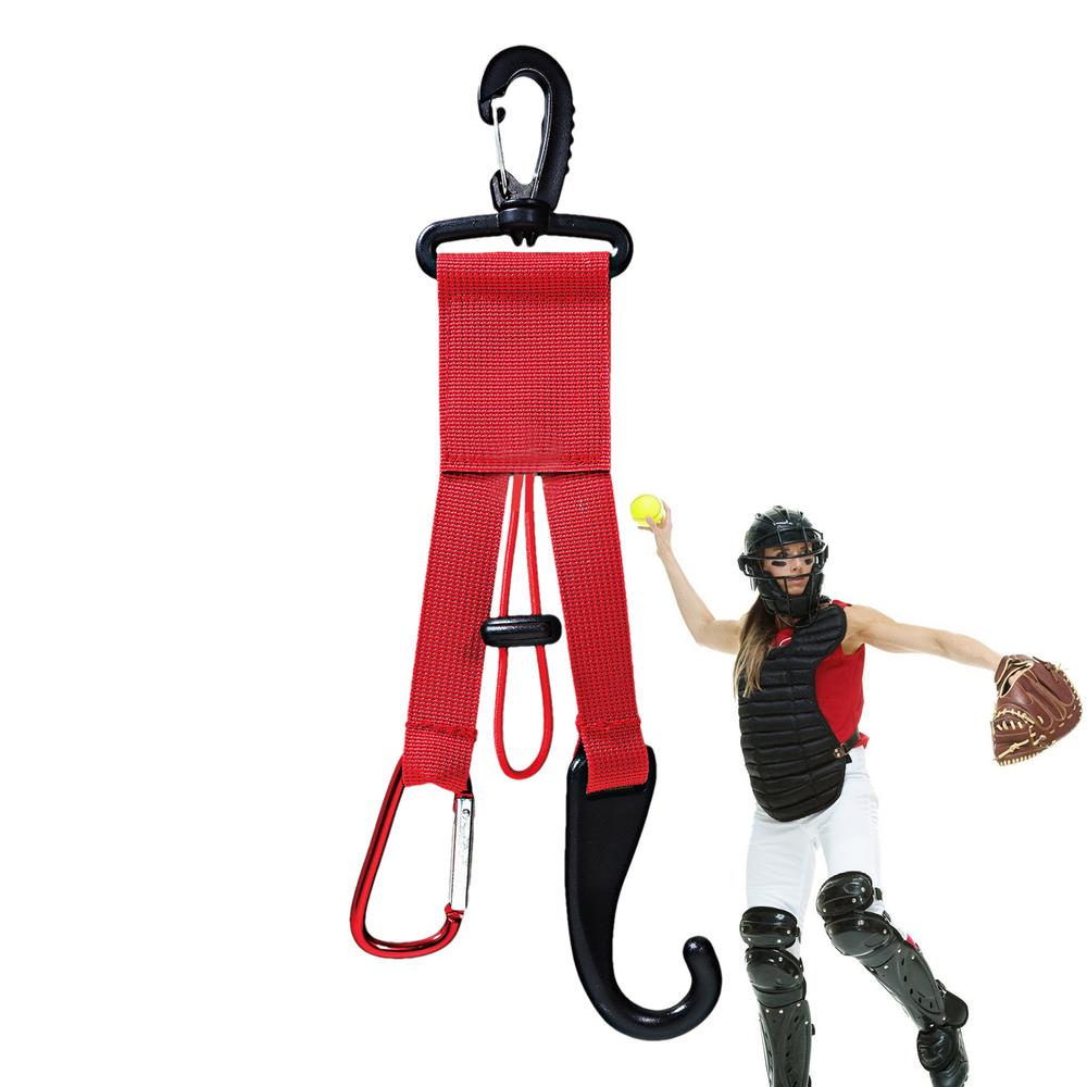 Baseball Dugout Organizer Portable Baseball/Softball Bat Hangers 3-in-1 Baseball Gear Hook Gear Hanger For Bats Hats Gloves