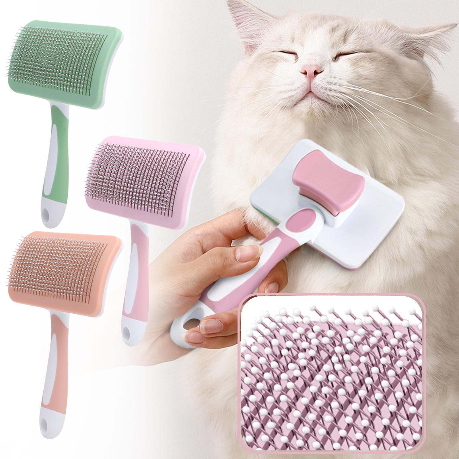 

Расческа для удаления волос одним щелчком мыши, расческа для удаления волос и укладки кошек, автоматическая расческа для удаления волос, товары для домашних животных