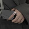 Korean Version Geometric Irregular Ring Retro Fashion Pleated Lava Open Ring Hip Hop Index Finger Ring