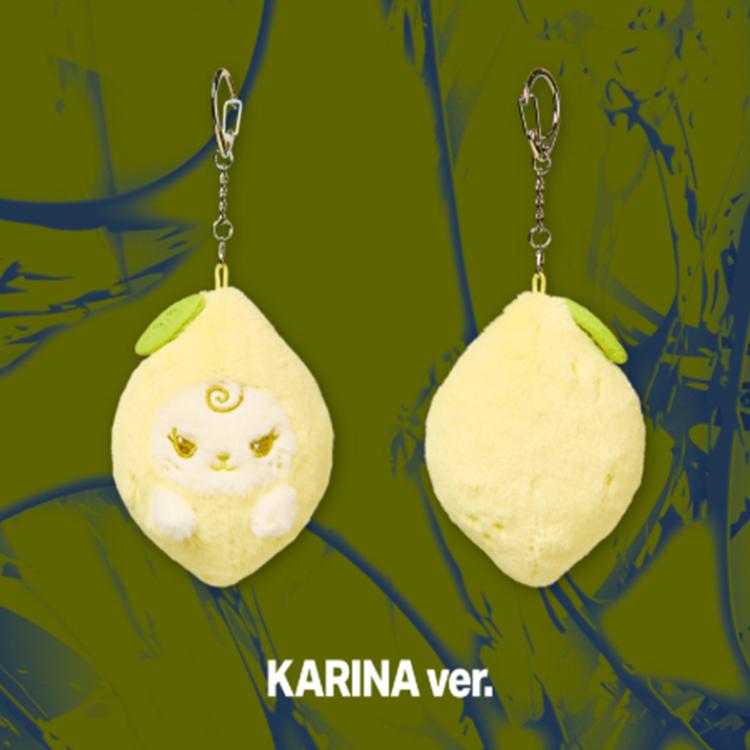 aespa - 2026 aespa WEEK - MAKE IT LEMONADE MD (БРЕЛОК-КУКЛА - версия ЛИМОНАД) KARINA (DOLL KEYRING - LEMONADE ver.)