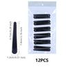 12Pcs Plastic Edge Clip Hairpin Accessories Plus Size Fish Beak Clip Hair and Duck Beak Clip Hairpin Hair Styling Tools