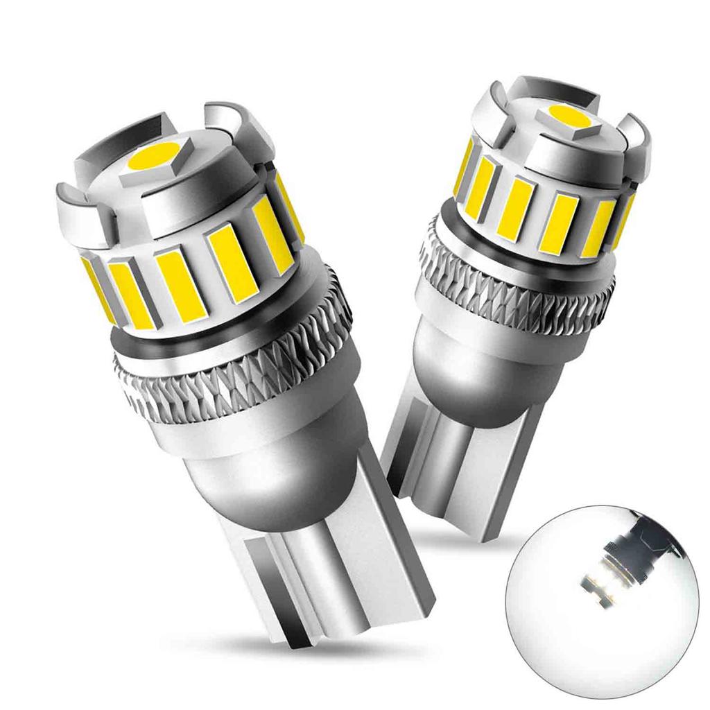 AUXITO 2PCS T10 W5W Red LED Bulb Canbus 194 168 White Car Interior Lights Yellow License Plate Leds Lamp Reading Trunk LIght 12V Dome Lights 6