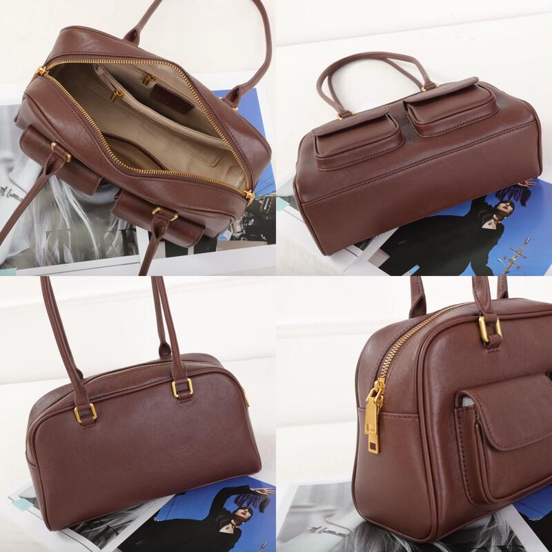 Douxiaozhu Women's Genuine Leather Large Capacity Tote Bag