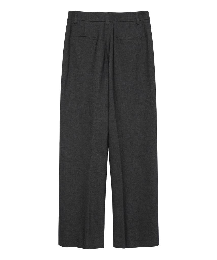 LEFTSEOUL Classic Slacks Pants [Gray]