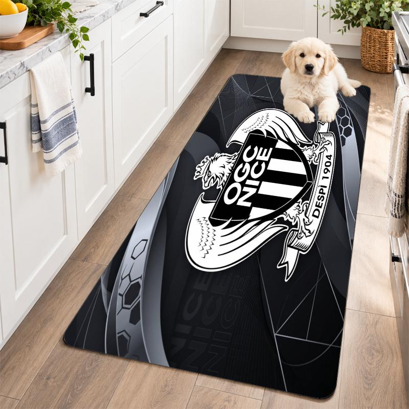 Flannel Kitchen Mat OGC Nice FC Soft Area Rug Non Slip Floor Carpet Home Decoration