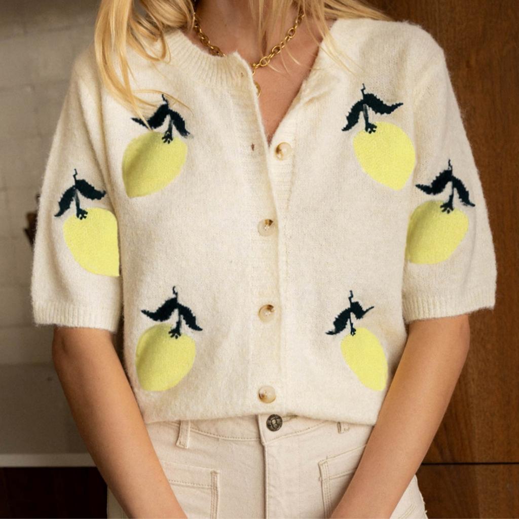 Casual Minimalist Cardigan Knit Outerwear For Women