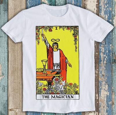 Carta de Baralho de Tarô Mágico Mais Vendido Meme Engraçado Presente Camiseta M1526