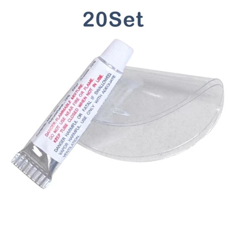 10 Set Inflatable Repair Kit Pvc Patches Glue Air Mattress Inflating Air Bed Boat Sofa Repair Kit