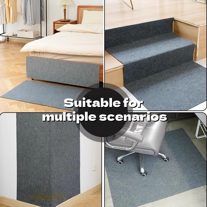 5Pcs 20x100cm Self Adhesive Stair Tread Mats Non-Slip Water Absorbent Safety Mute Carpet Pad Step Anti-Slip Mat Floor Protection