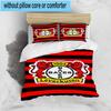 3pcs Bayer Football Club Printed Bedding Set Duvet Cover Closure Includes 1 Duvet Cover & 2 Pillowcases Bedding Sets Home Decor Gifts