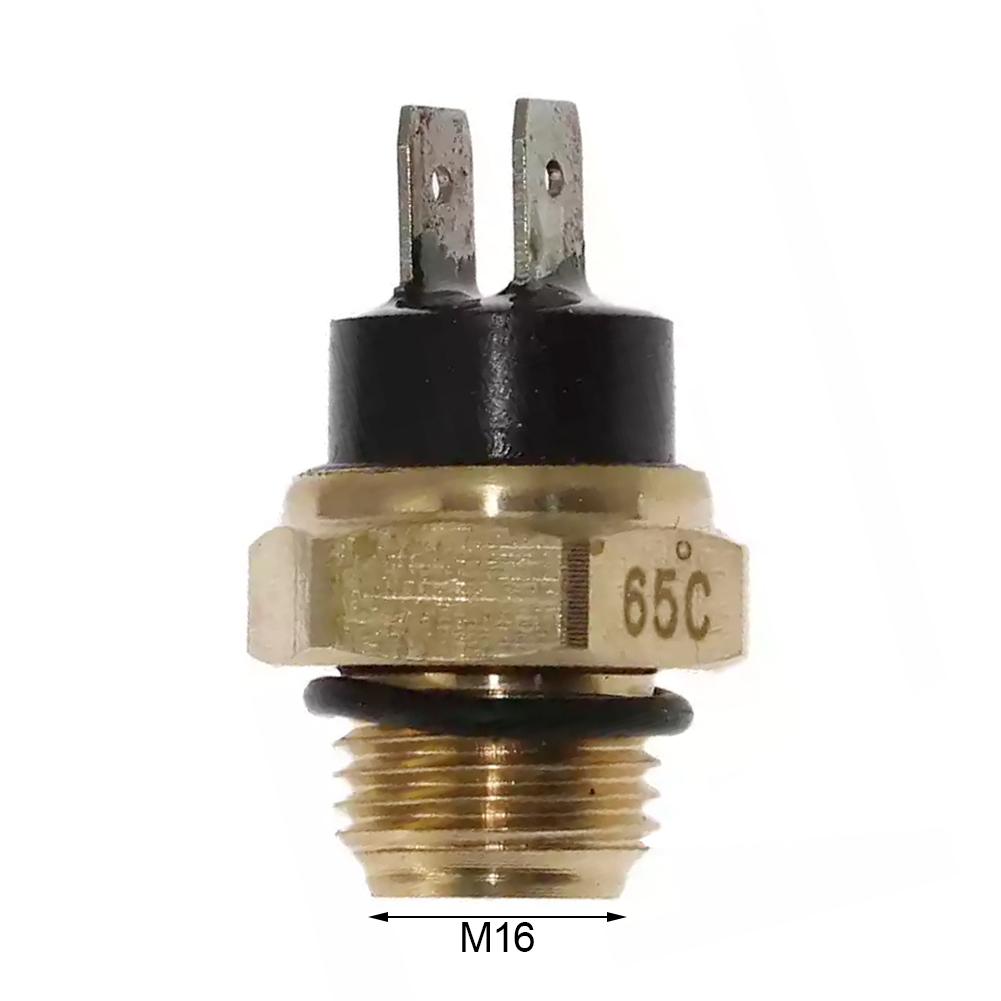 M16 65/75/80/85/90/95° Copper Motorcycle Water Temp Sensor Radiator Coolant Fan Water Temperature Thermostat Switch Sensor