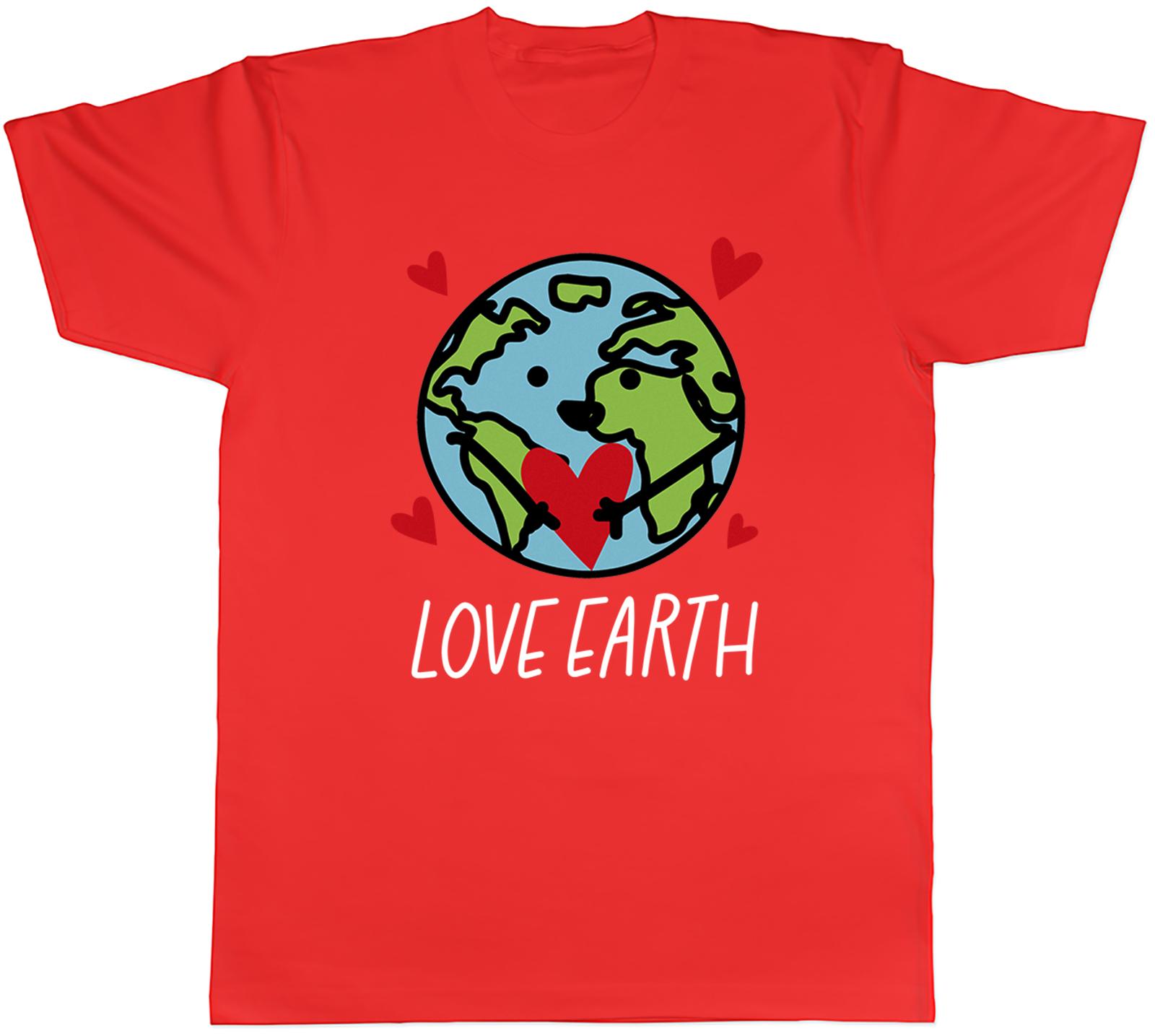 Love Earth EnviroUnisext Unisexs Unisex TShirt Tee Gift S