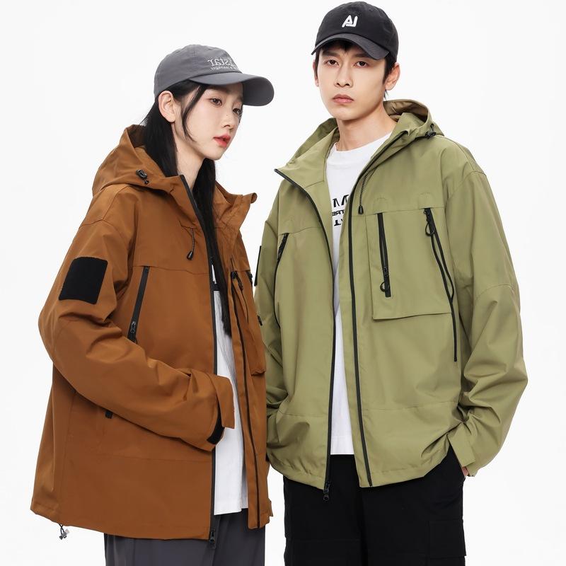 Autumn Waterproof Functional Windbreaker for Couples - Unisex Outdoor Jacket