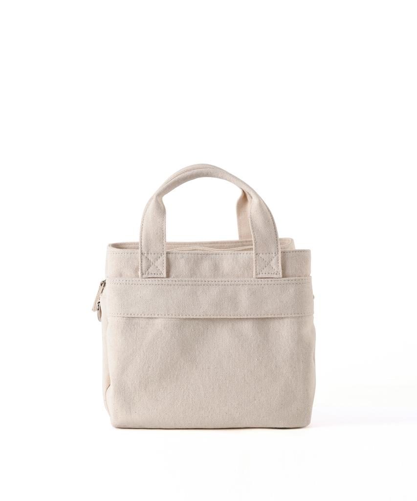 Thefreccia Sand Canvas Tote Bag Ivory