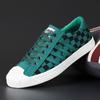 Pantofi noi de pânză pentru bărbați, pantofi vulcanizați pentru bărbați, pantofi solizi, cu șireturi, din cauciuc, pantofi casual de toamnă pentru bărbați, confortabili