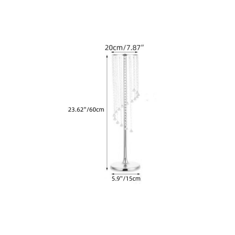 

Золотая железная свадебная ваза: Подставка для цветов и украшение окна отеля 60*20 серебряный
