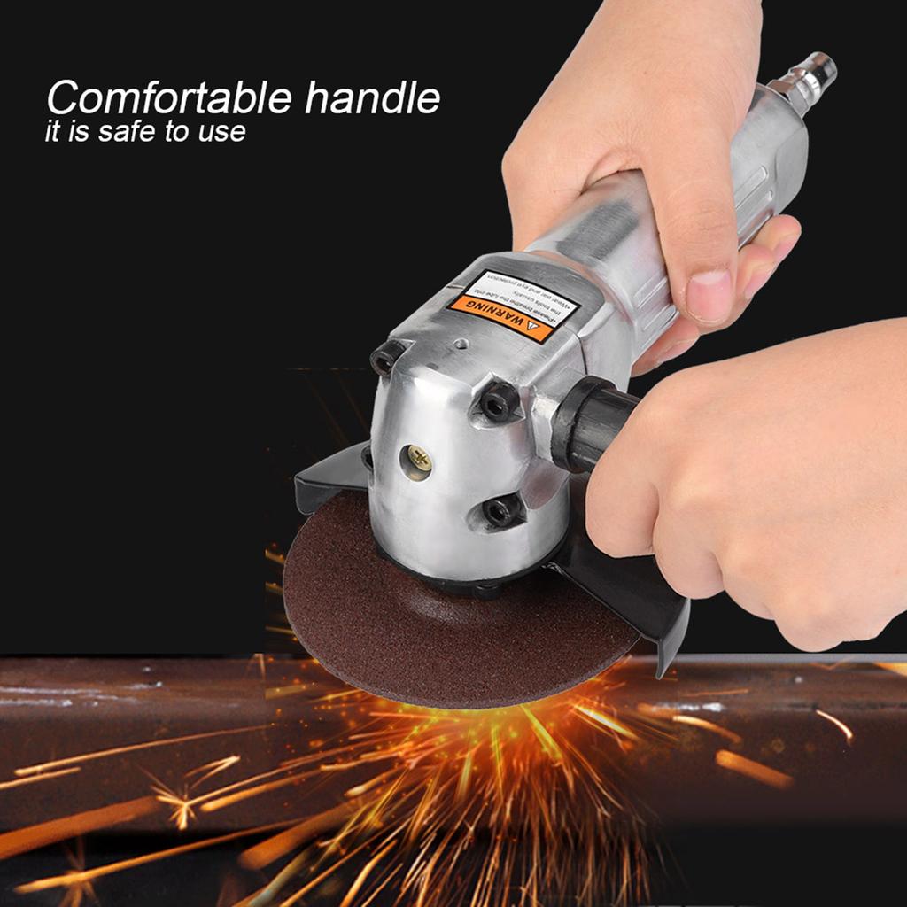 4in Sanding Pad Angle Grinder Polisher Pneumatic Grinding Polishing Tool 11000rpm