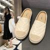Baotou One Foot Flat Shoes Edema Third Trimester French Half Slippers Women Summer Wear Fisherman Shoes Small Fragrant Sandals
