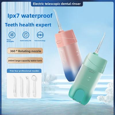 Irrigador Dental Eléctrico Lavador de Dientes Portátil Eléctrico Limpieza de Piedra Dental Hilo Dental de Agua Doméstico Ortodoncia Especial