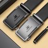 Men's Automatic Buckle Genuine Leather Belt