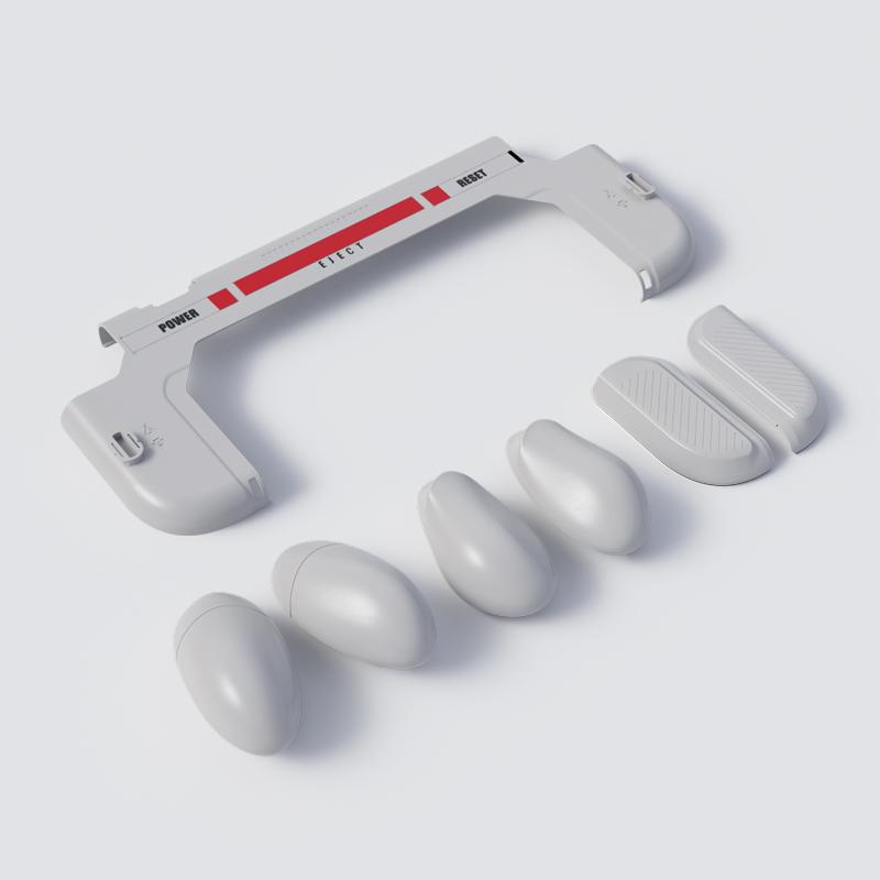 

Защитный чехол Tuodes Ретро Раздельный Нескользящий 3 в 1 Эргономичная Ручка Съемная Ручка Защитная Крышка Для Nintendo Switch 2 2025 белый