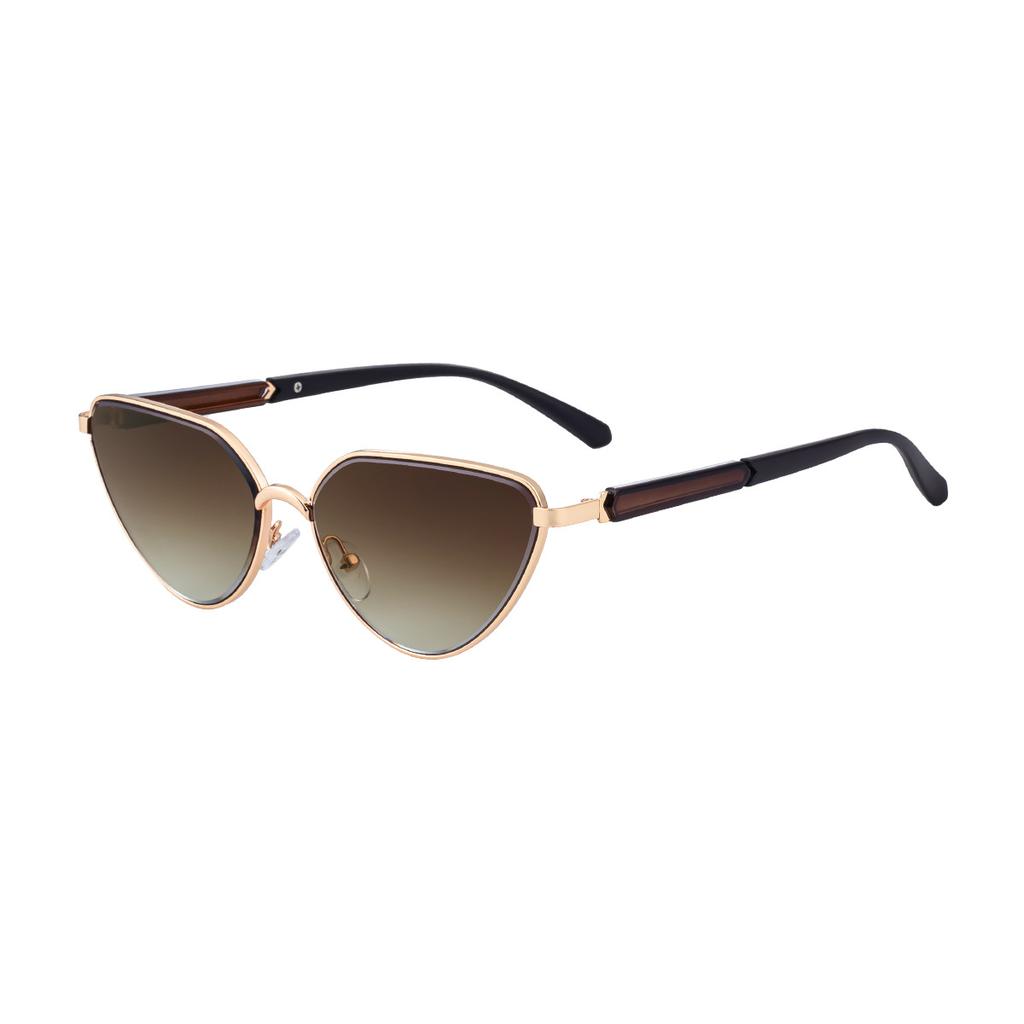 JYL TS Women's Cat-Eye - Metal-Frame Outdoor Sun-Protective Trendy SL-98357