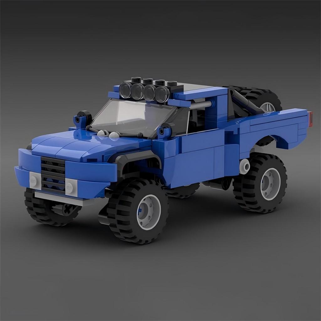 MOC-52061 Bahá Trophy Truck Creative Assembly Domestic Building Blocks Car Model Decoration Set Male