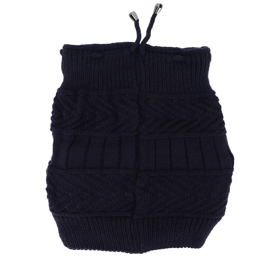 USB Charging Beanie Hat Knitted Dual‑Purpose Warm Heated Hat Circle Loop Scarf for Women