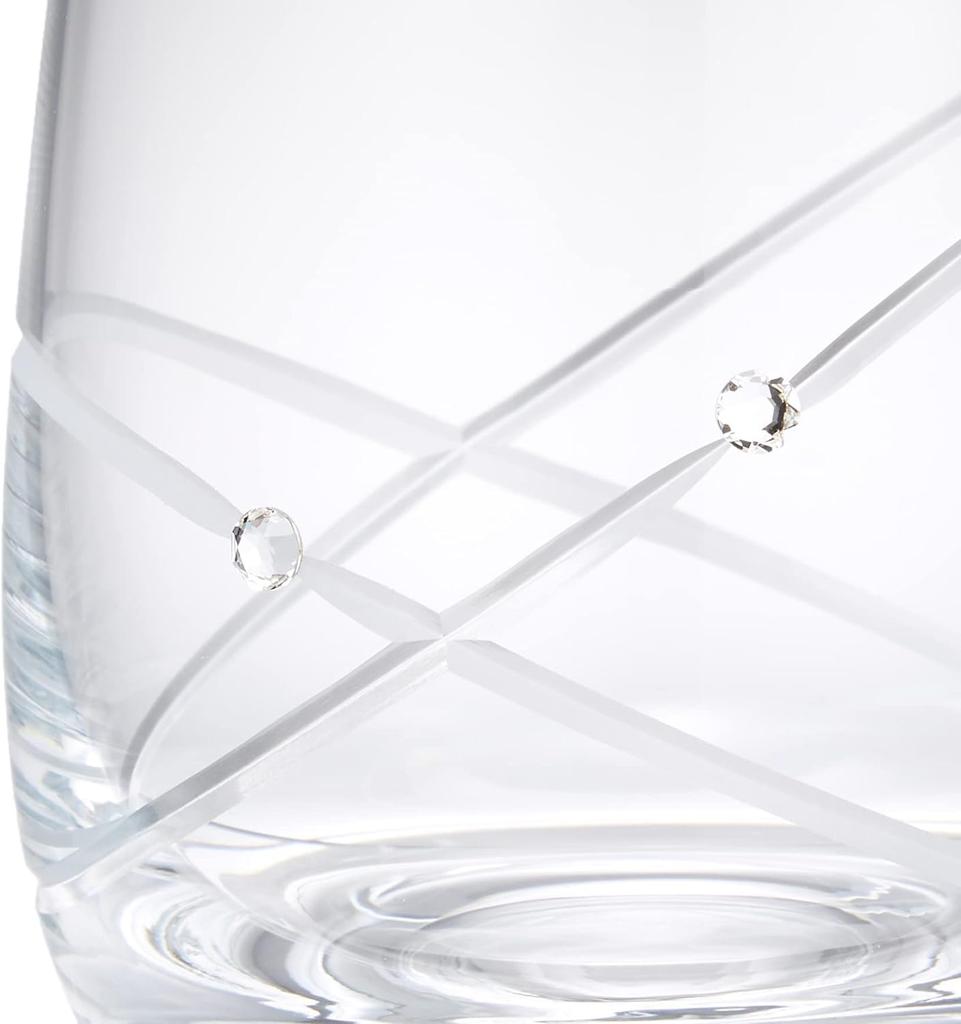 [Wedgwood Official Wedding Wrapping] Promises With This Ring Pair of Glasses/Tumblers, 290ml, Wedding Tableware Gift, Wedding Present, Gift for the Br