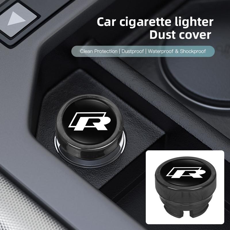Car Cigarette Lighter Dust Cap Power Port Dustproof Cover Plug Tire Valve For VW Golf Tiguan Jetta Passat Polo Touran GTI Caddy