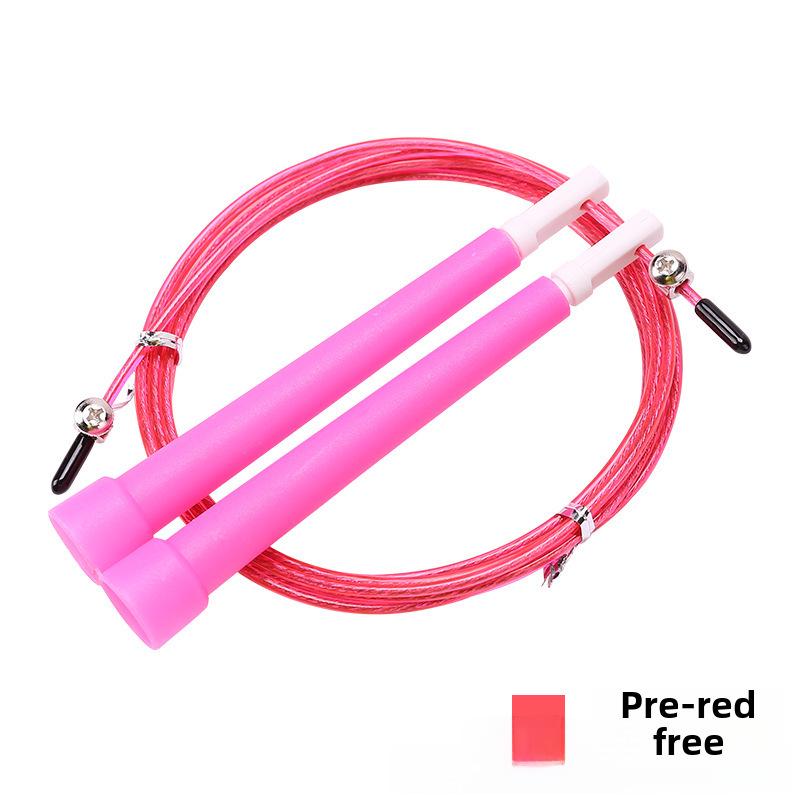 High-Speed Steel Skipping Rope for Students' Fitness and Exam Prep: Great for Indoor & Outdoor Use and Weight Training.