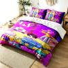 Cacciatori di demoni Kpop Set Copripiumino 3 Pezzi Semplice Moderno Set Biancheria da Letto Resistente alle Pieghe Tessuto Morbido Uso Stagione Singola un regalo perfetto
