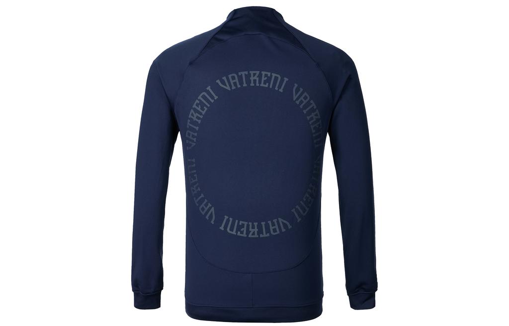 Nike Jackets Men's Dark Blue Crew Neck Moderate Other DH4743-498
