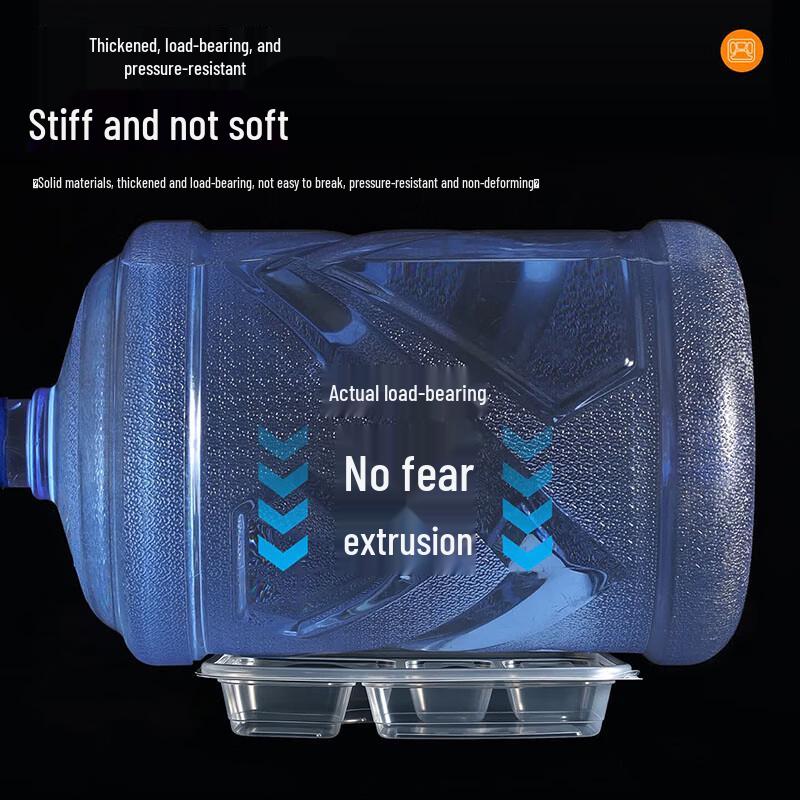 Mengdong Disposable 5-Compartment Lunch Boxes