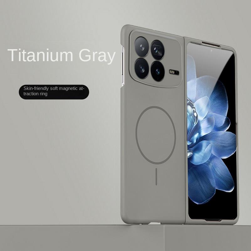 

Slim Bezel-less Skin Feel Thin Magnetic Ring Case For Xiaomi Mix Fold 4 xiaomi fold3 Camera Protect Cover Xiaomi Mix Fold 4