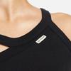 Nike Sportswear Solid Hollow Out Tank Top Women Tops Black DV8316-010