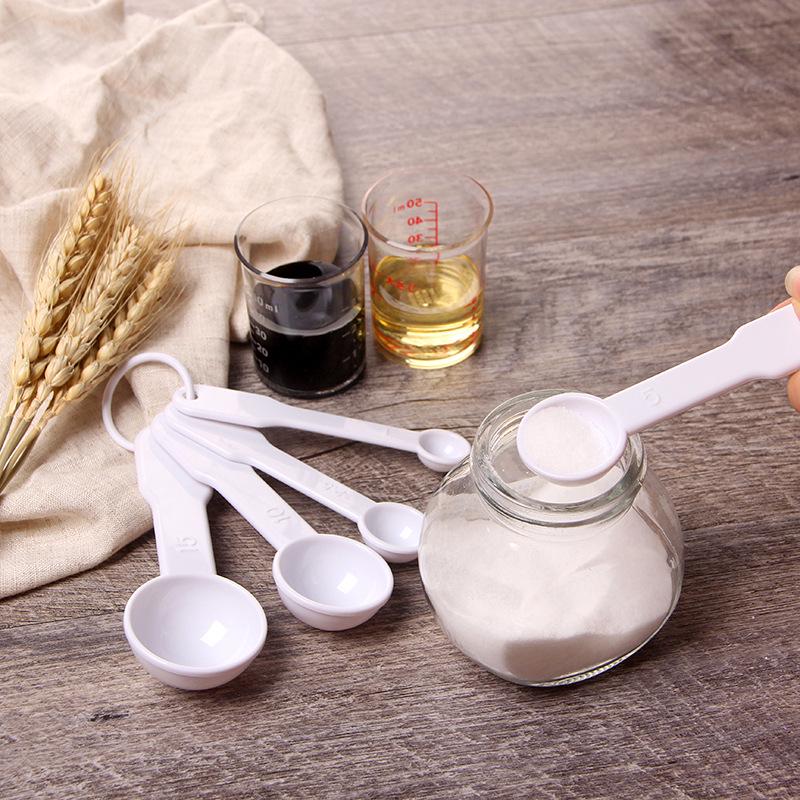 236AAA 5-in-1 Kitchen Measuring Spoon: Multi-Scale Tool for Baking, Salt, Milk Powder