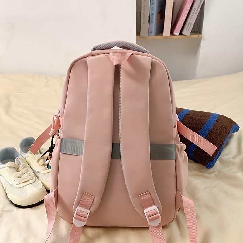 New high-value, fresh, sweet and cute animal backpack, lightweight spring outing for junior and high school students, and large-capacity backpack.